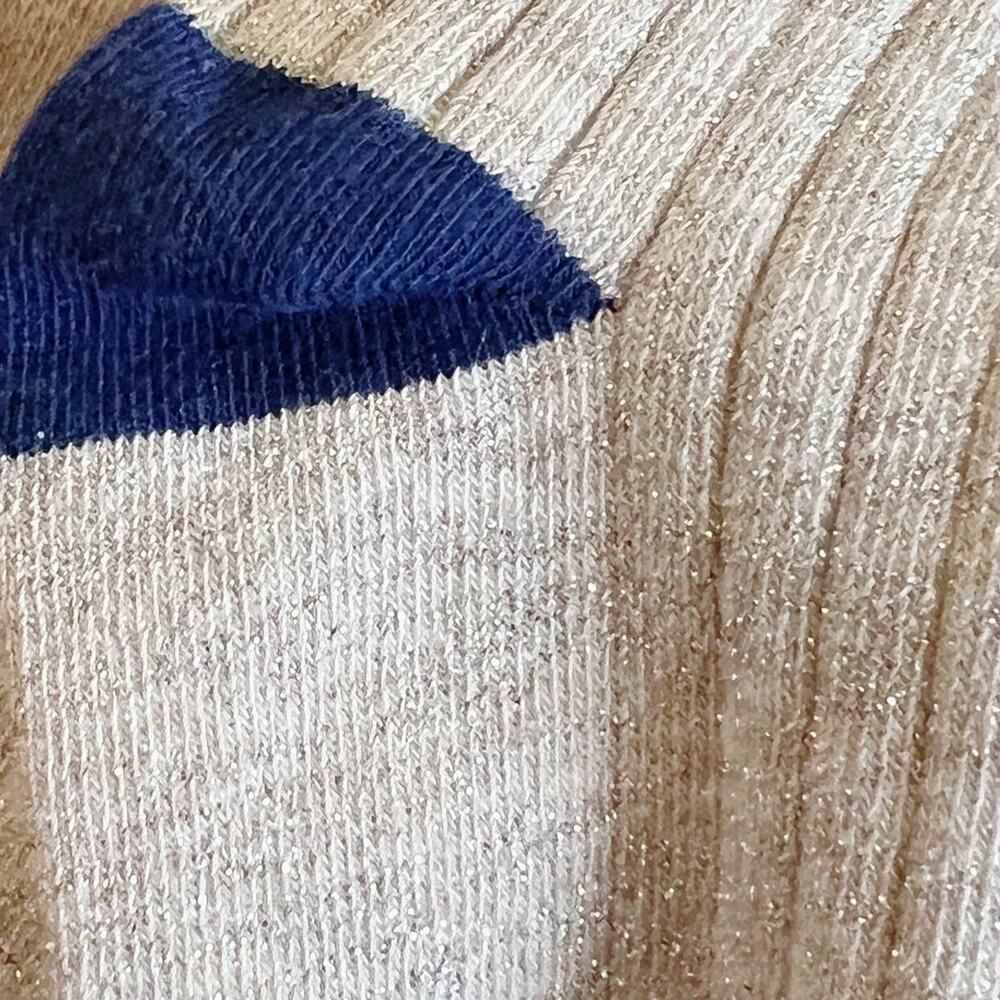 Mini Boden Gold Ribbed Tights - Picture 6 of 11